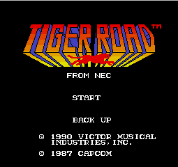 Tiger Road screenshot 3 for TurboGrafx-16